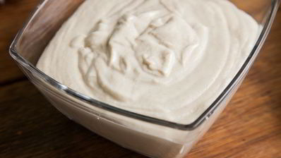 рыбный мусс с грушей