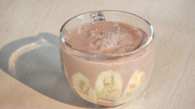 шоколадно-банановый мусс лайт