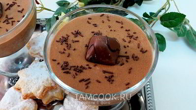 шоколадно-кофейный мусс