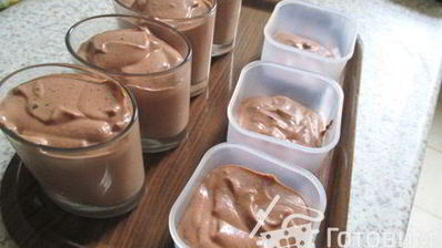 шоколадный мусс без яиц