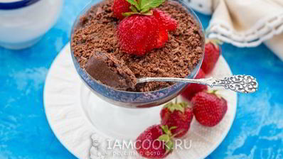 шоколадный мусс из цветной капусты