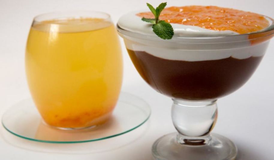 Рецепт шоколадного мусса с хурмой