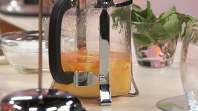 шоколадный мусс с хурмой