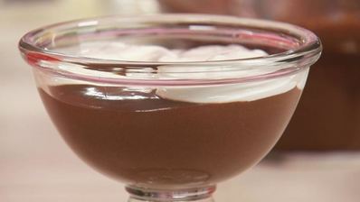 шоколадный мусс с хурмой