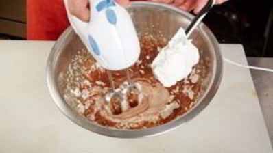 шоколадный мусс с клюквой и лаймом