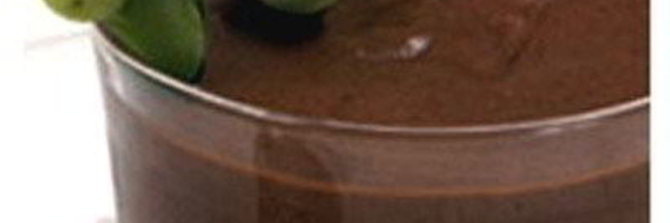 Шоколадный мусс с оливковым маслом