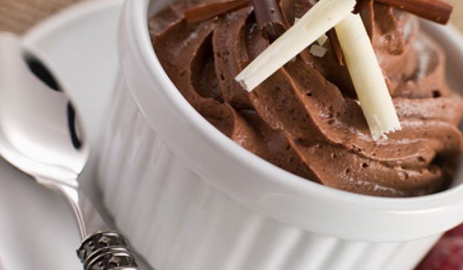 Рецепт шоколадного мусса со стружкой