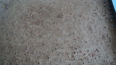 шоколадный рулет с черничным муссом