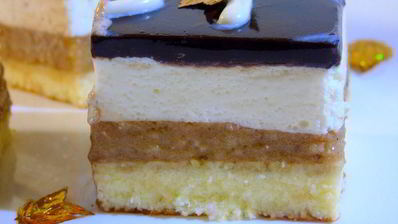 сливочно-банановый торт-мусс