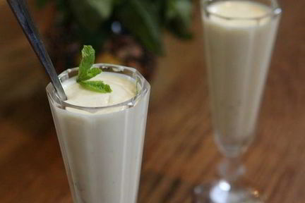 Сливочный крем-мусс из белого шоколада