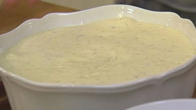 сливочный мусс с медом и шоколадом