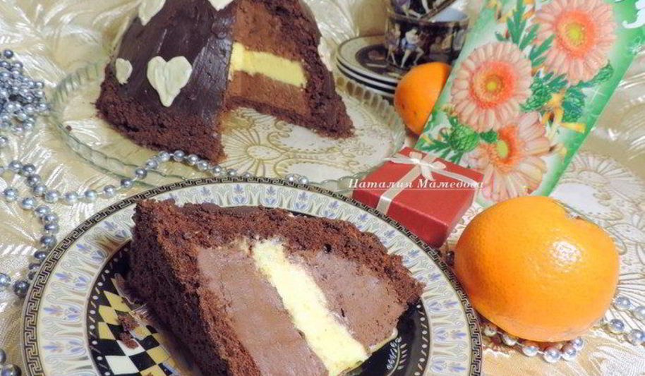 Рецепт торта-купола цукотто с апельсиновым и шоколадным муссами