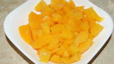 торт-мусс с персиками