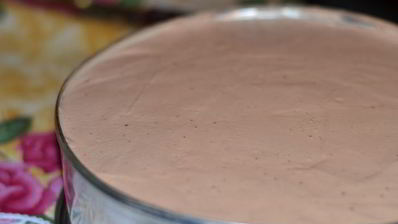 торт-мусс шоколадно-грушевый