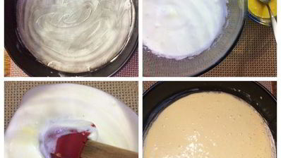 торт-мусс тирамису с зеркальной глазурью