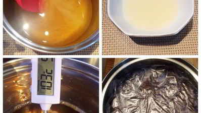 торт-мусс тирамису с зеркальной глазурью