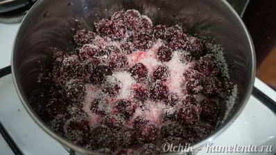 торт-мусс вишня в шоколаде