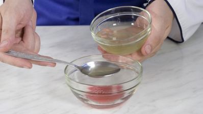 трехцветный шоколадный мусс