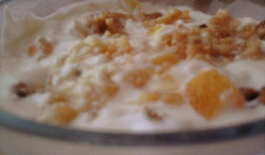 Рецепт творожно-апельсиновыыя мусс с меренгой и апельсинами