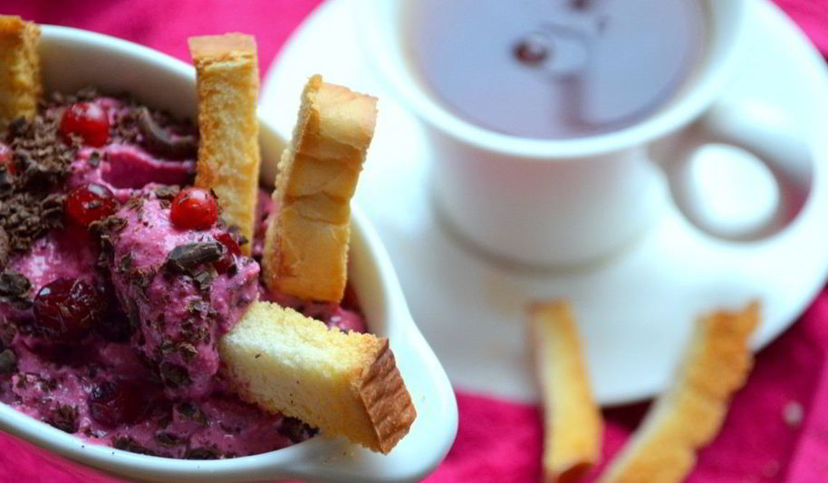 Рецепт творожно-ягодного мусс