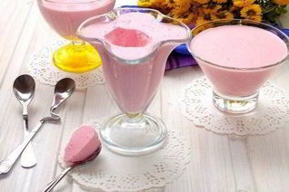 Творожный мусс на киселе