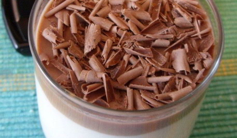 Рецепт творожного мусса с ореховой нугой и шоколадным марципаном