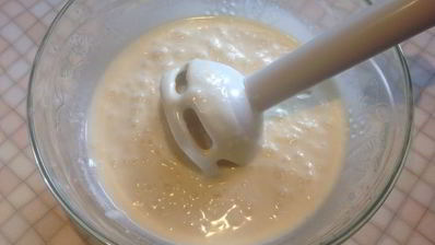 творожный мусс с персиками и киви