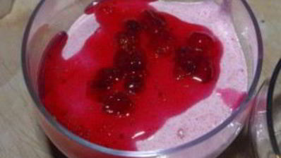 ягодный мусс на манке