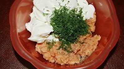 закуска праздничная форелевый мусс с икрой