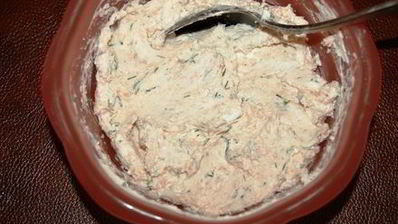 закуска праздничная форелевый мусс с икрой