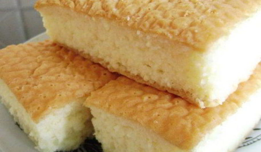 Рецепт нежного десерта-бисквита