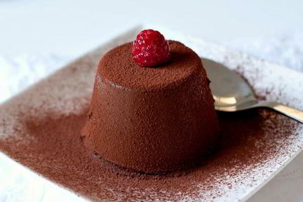 Панна котта из шоколада с медом