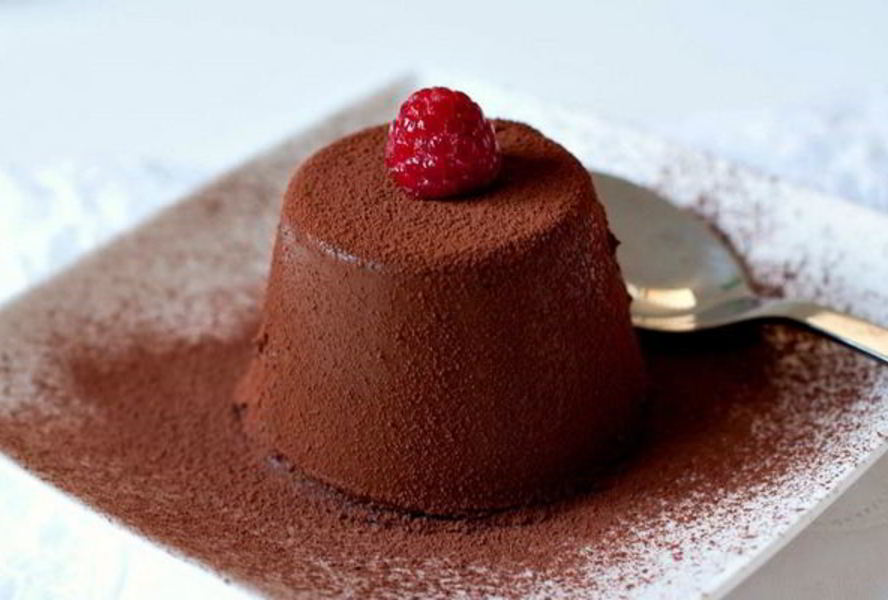 Панна котта из шоколада с медом