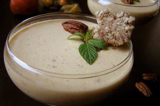 Панна котта с хурмой