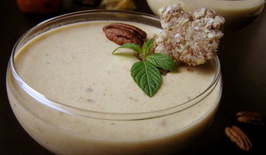 Рецепт панны котта с хурмой