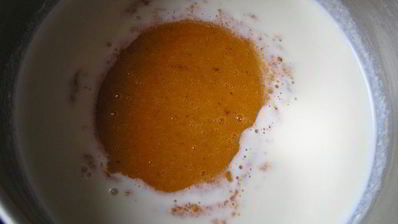 панна котта с хурмой