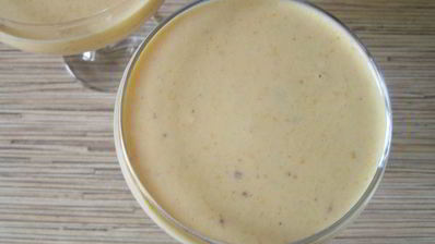 панна котта с хурмой