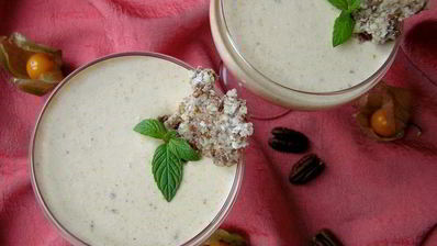 панна котта с хурмой