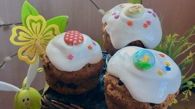 бездрожжевые творожные куличи