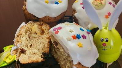 бездрожжевые творожные куличи