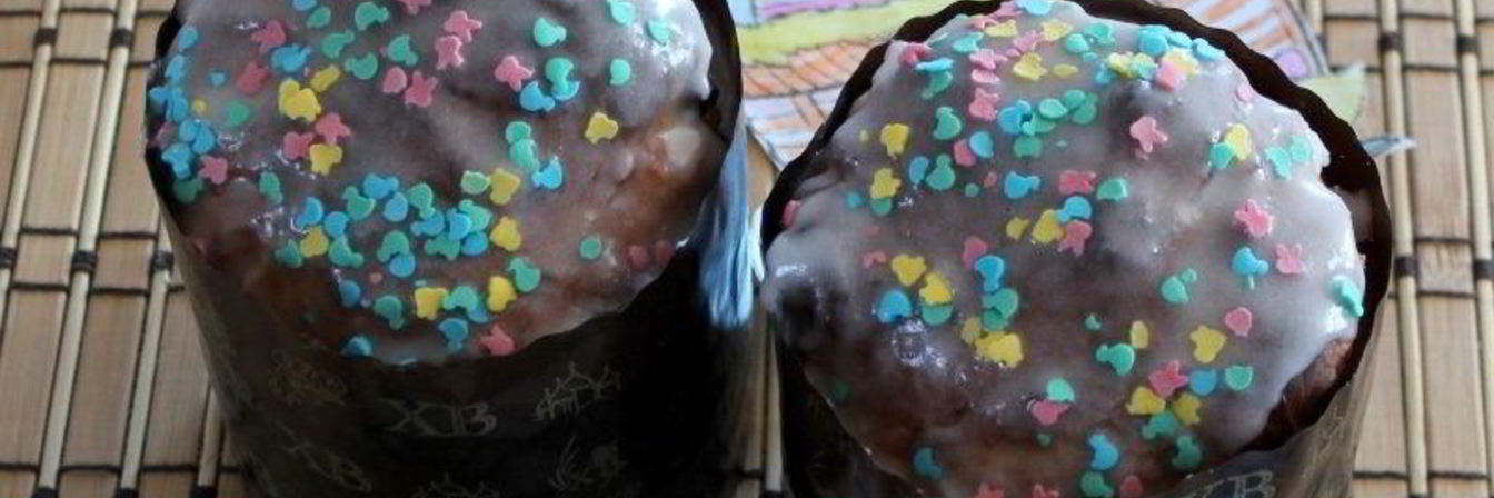 Кулич творожный бездрожжевой