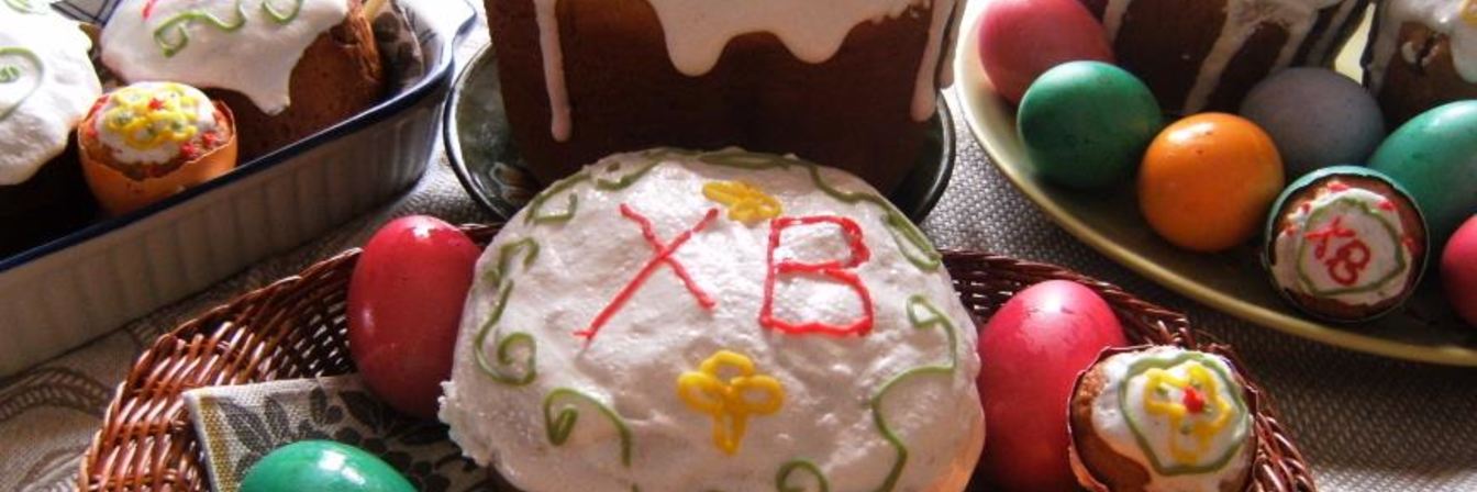 Куличи в хлебопечке, яичной скорлупе и бумажных формах