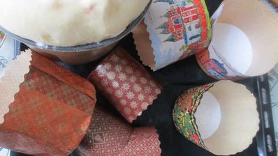 куличи в хлебопечке, яичной скорлупе и бумажных формах