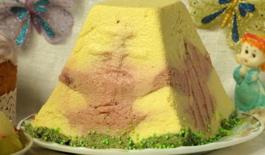 Рецепт молочно-мятной пасха цветок