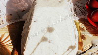 пасха сырая творожная со сгущенкой