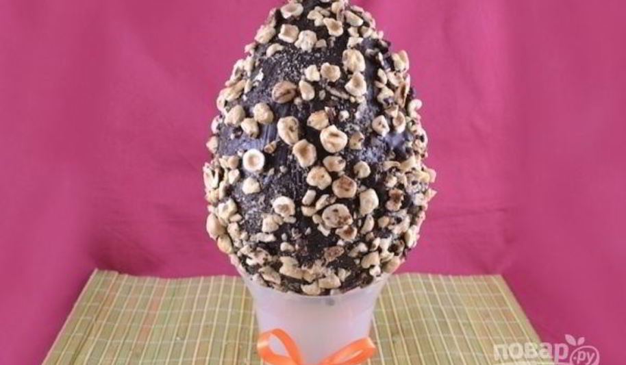 Рецепт пасхального шоколадного яйца