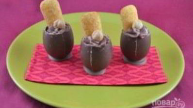 пасхальное шоколадное яйцо