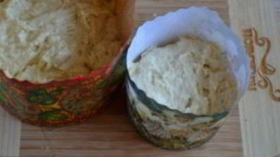 пасхальный кулич на сметане без дрожжей