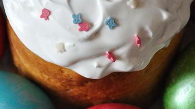 пасхальный кулич с коньяком