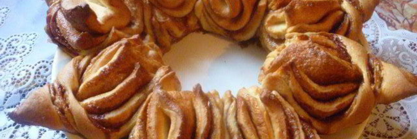 Пасхальный венок-цветок